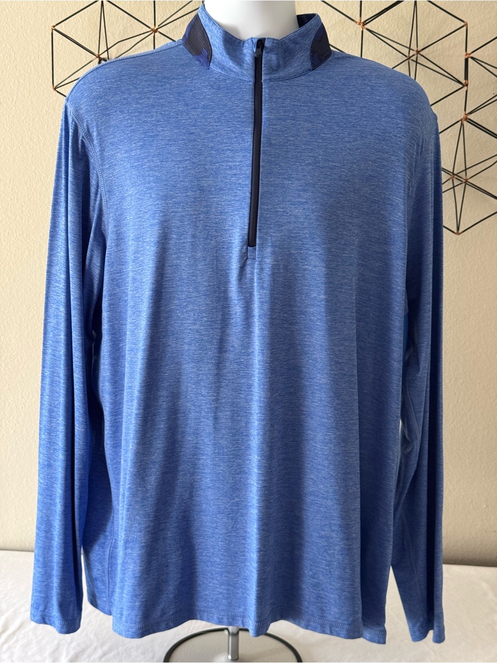 GREYSON Guide Sport Lightweight 1/4 Zip Long Sleeve - Indigo Blue - Men’s XXL